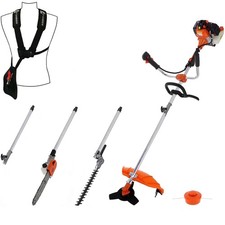 Multifonction thermique 4 en 1 avec guidon : tronçonneuse - débroussailleuse - t