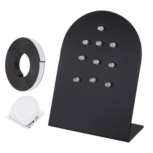 Tableau magnétique noir avec