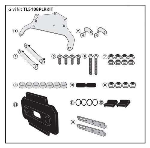 Kit attache givi pour - d'attache,