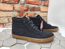 Vans SK8-HI Reissue Canvas Gum Men's Sz 8 Athletic Sneakers Skate Shoe Black