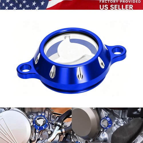Blue oil filter cover for - oil,