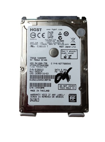 Disque dur hdd 750go - hdd, 2.5