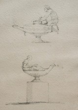 Dessin de lampes à huile de