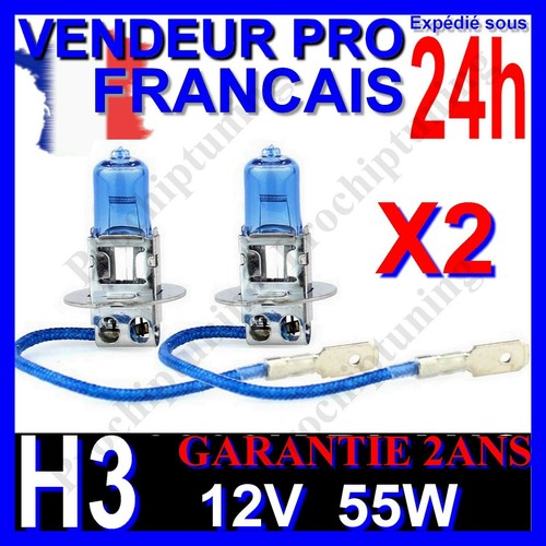 Ampoules xenon h3 55w - x2,