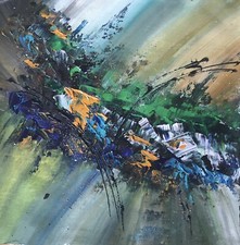 39x39 cm canvas cartoon - CONTEMPORARY ABSTRACT PAINTING