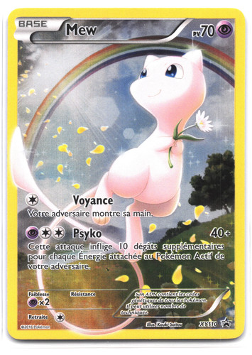 Carte pokémon mew xy110 promo - mew,