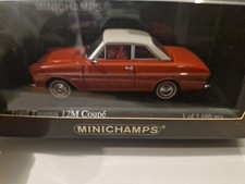 Ford Taunus 12 M Coupe Rouge Et Blanc Minichamps 1/43