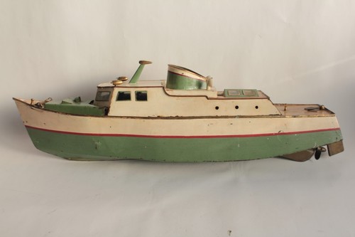 Ancien jouet bateau - ancien,