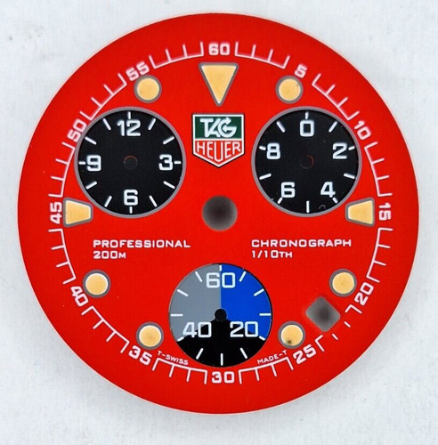 Vintage dial tag heuer - dial, ca1215