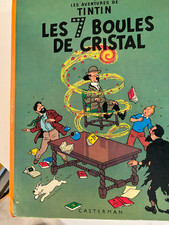 TINTIN- les 7 boules de cristal- HERGÉ- imprimé en Belgique juin 1979