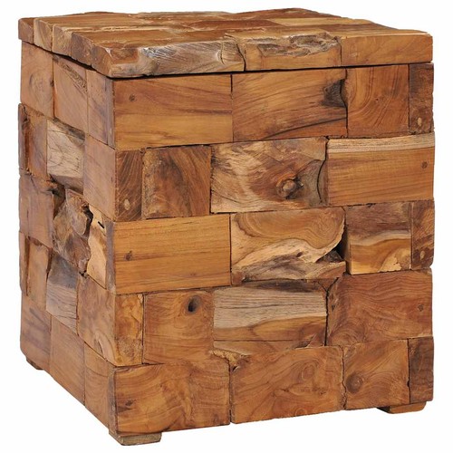 Bois teck massif tabouret - bois, de