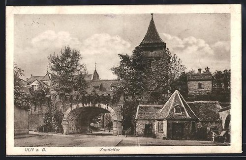 Carte postale ulm d - ulm, a.