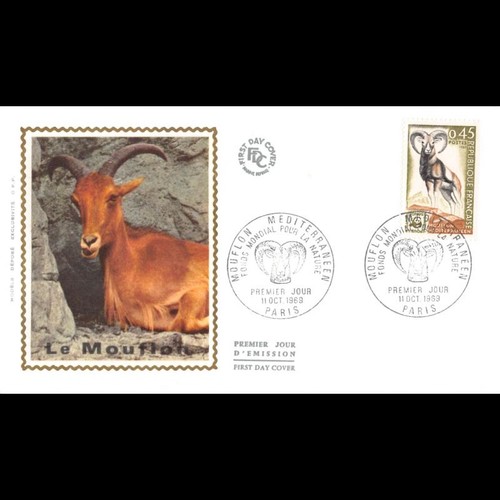 Fdc soie mouflon - fdc,