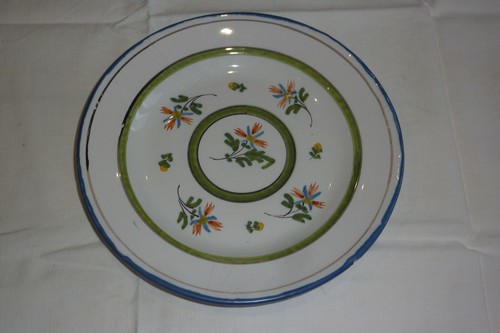 Assiette ancienne faience - assiette,