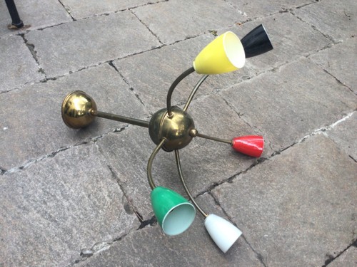 Vintage lustre spoutnik - vintage, en
