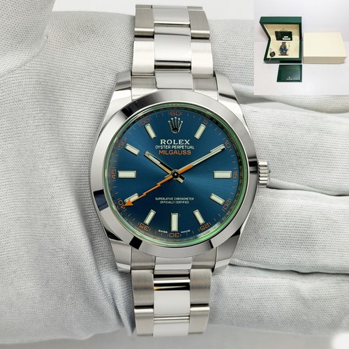 2023 rolex milgauss blue - rolex, z-blue