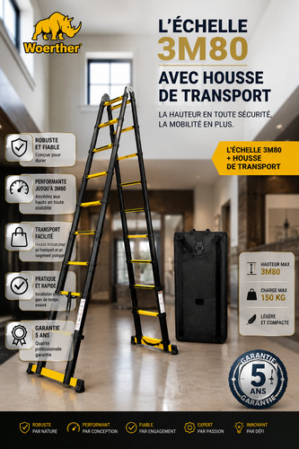 Pack escabeau télescopique - pack,
