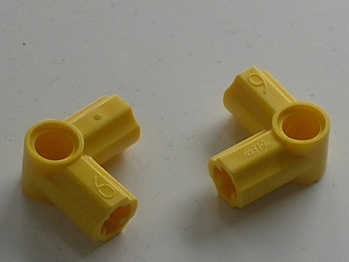 Lego technic yellow - technic, angle