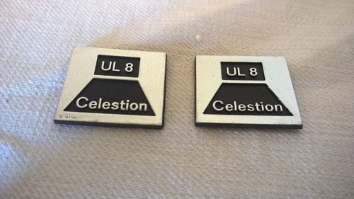 Paire logos celestion ul8 - paire, de