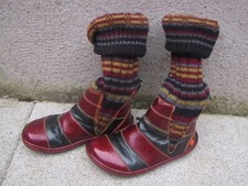 bottes chaussettes fille