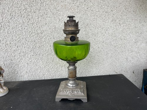 Ancienne lampe pétrole art - lampe, à