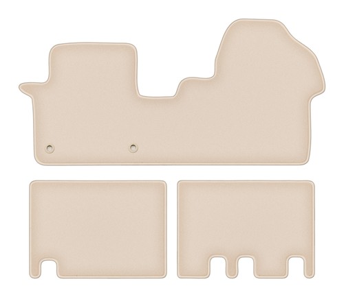 Tapis sol velours beige - tapis,
