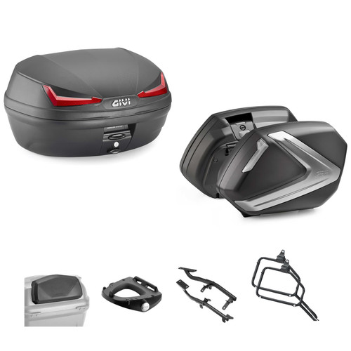 Kit givi coffre - givi, valises