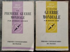 Lot 2 livres : Que sais-je? - LA PREMIERE et LA SECONDE GUERRE MONDIALE  WW1-WW2