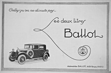 PUBLICITÉ DE PRESSE 1927 LES