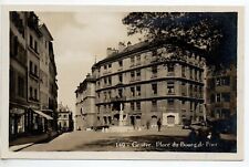 SUISSE SWITZERLAND canton de GENEVE - GENEVE Boulangerie place du bourg de Four