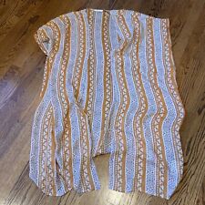 Mes Demoiselles Kimono Duster Kaftan TU OS Swahili Print Pattern Silk No Belt