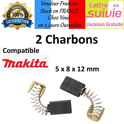Lot charbons 8 x - lot,