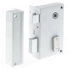 Serrure applique de grille et