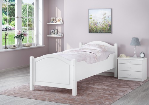 Lit simple extra haut - , pin