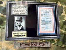 PLAQUE ALU COMMEMORATIVE DU