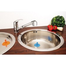 Bouchon d'Evier Universel en Silicone Lavabo Bain Help évier 4 Couleurs