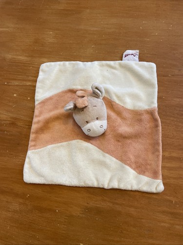 Doudou plat carré bengy ane - plat,
