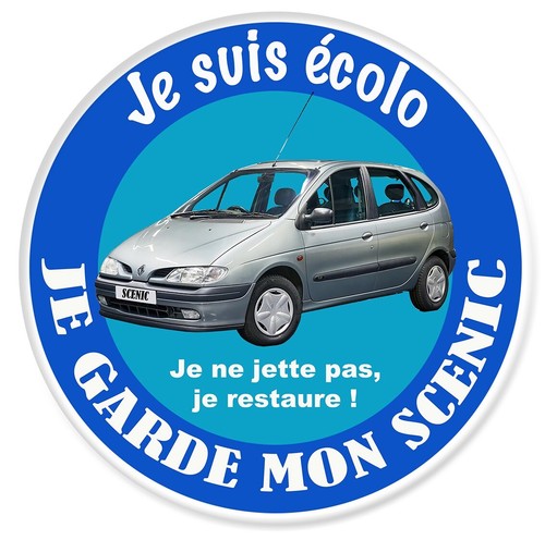 Sticker suis ecolo garde - je, je