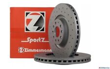 2 Disques Perforés Avant Zimmermann VW Golf VII GTI R Audi S3 Leon Cupra 340mm