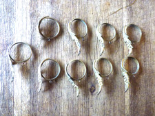 série de 9 anneaux à rideaux