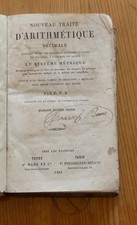 Livre scolaire ancien 1861