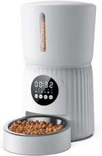 Distributeur Croquettes Chat Automatique, 4L Distributeur De Croquettes Pour Cha