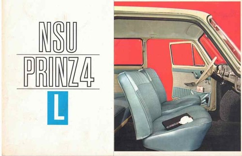 Catalogue brochure nsu prinz - brochure,