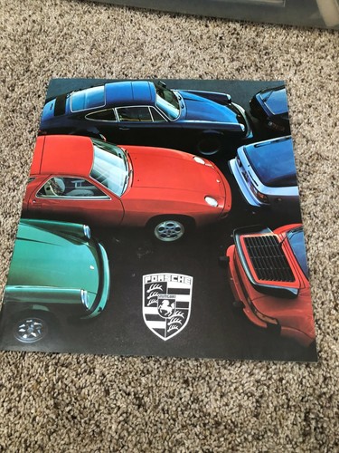 1977 porsche sales brochure - porsche,