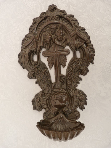 Ancien reliquaire christ croix