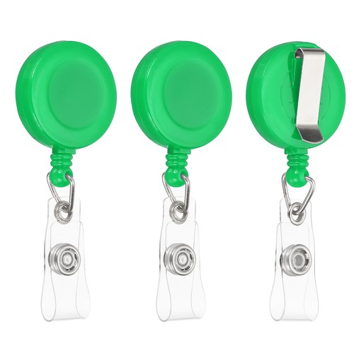 Porte badge rétractable rond - porte-badge,
