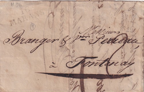 Marque postale 1829 marans - 🦬marque,