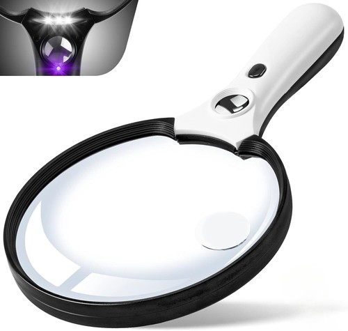 Grande loupe avec lampe