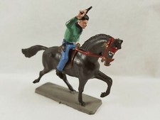 nice vintage figure / cowboy + starlux horse (old toy) 0594