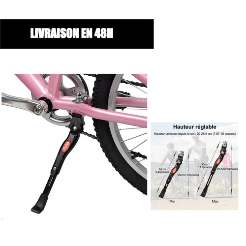 Béquille vélo réglable